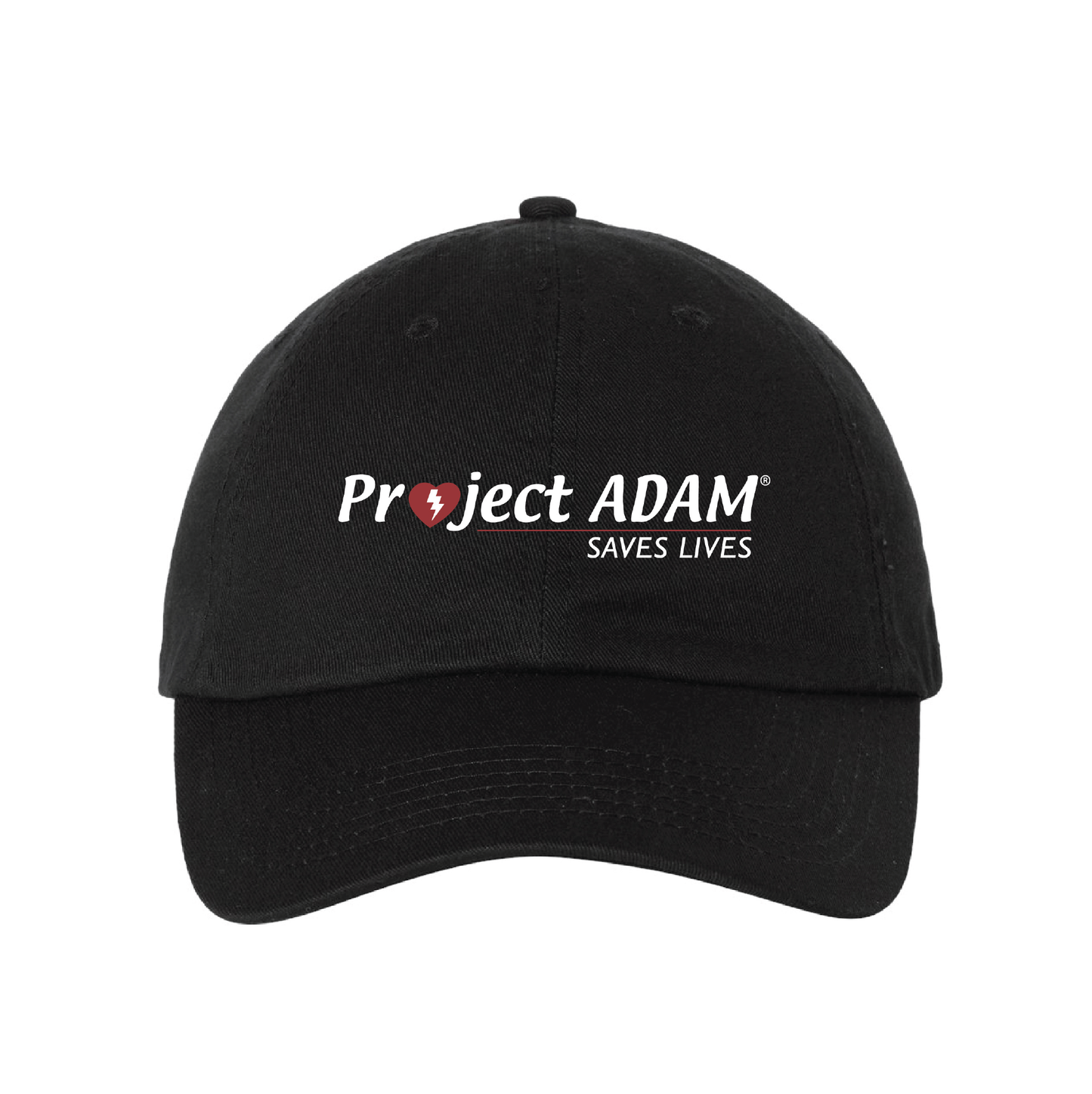 Project Adam Straight Logo Black Hat
