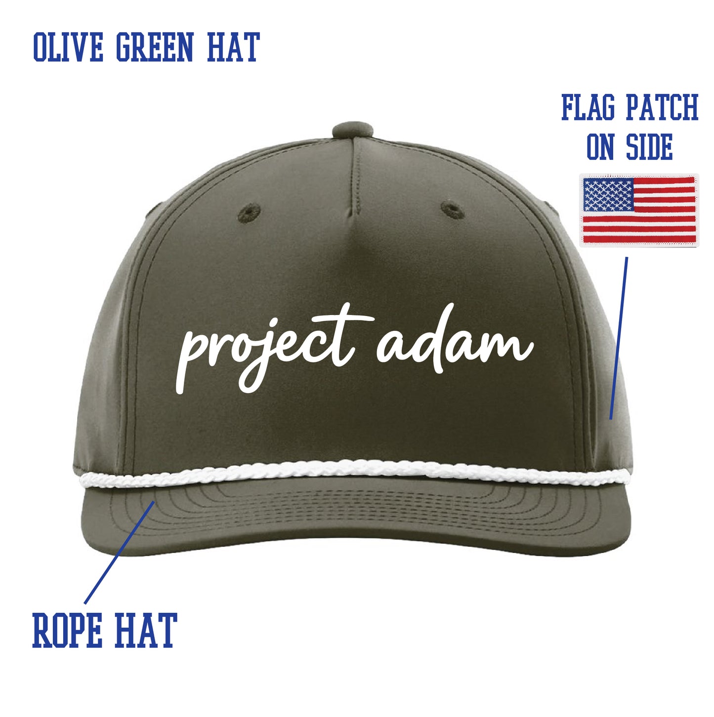 Project Adam Rope Hat Olive