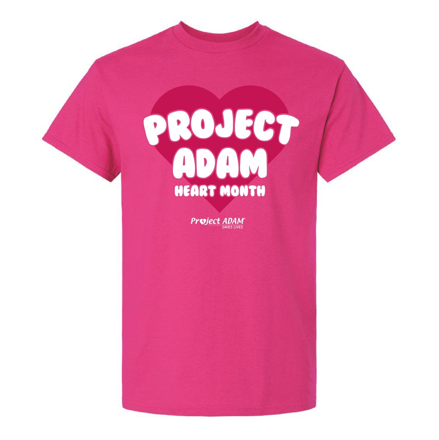 NEW! Project Adam February Heart Month Short Sleeve Tee