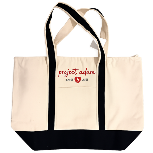 Project Adam Canvas Tote Bag