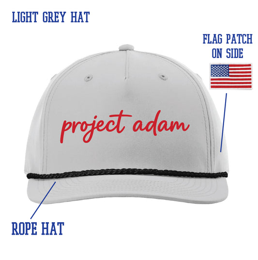 Project Adam Rope Hat Light Grey