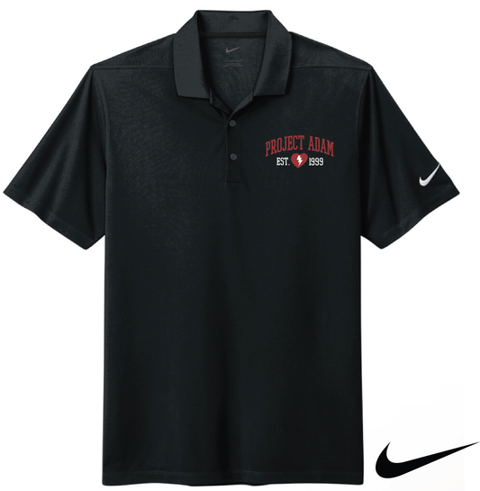 Project Adam Nike Brand Men's Perfomance Black Polo