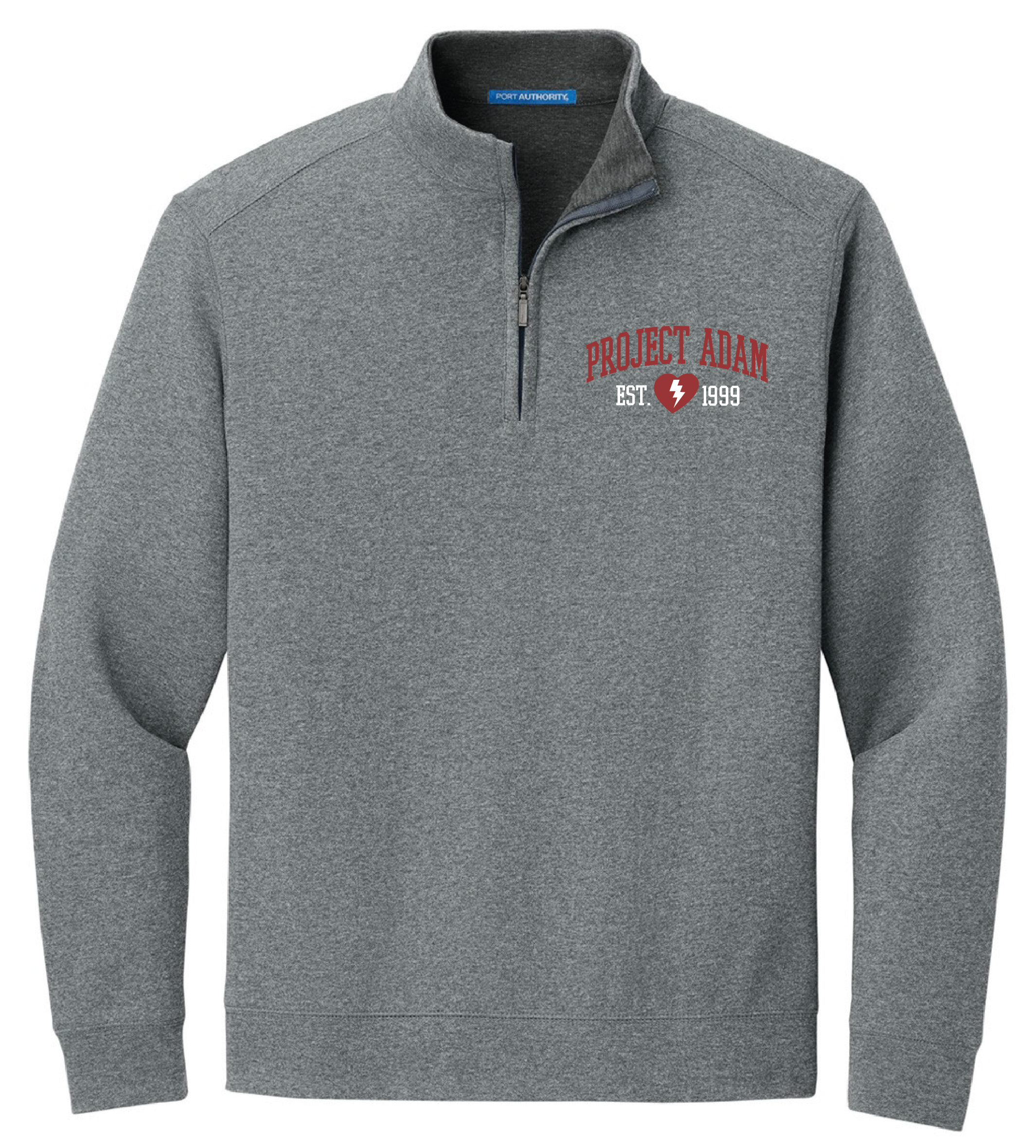 Project Adam Interlock Grey 1/4-Zip – Project Adam Official Store