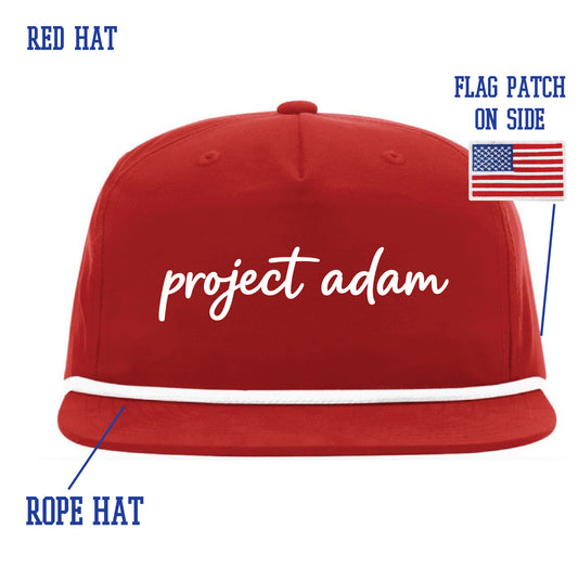 Project Adam Rope Hat Red